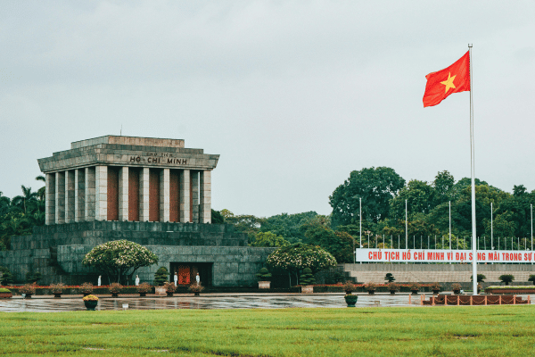 Ho Chi Minh Mausoleum on Hanoi City Tour Map – iconic national monument